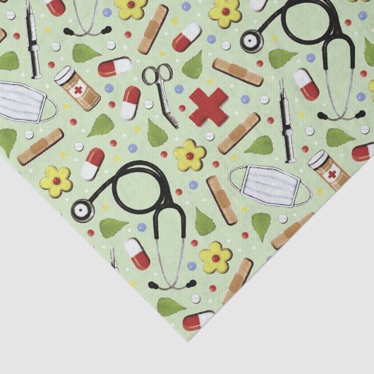 Verpleegster Afstuderen Tissuepapier (Detail)