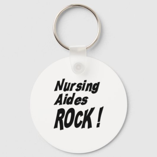 Verpleegster Aides Rock! Button Sleutelhanger (Voorkant)