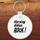 Verpleegster Aides Rock! Button Sleutelhanger (Voorkant)