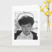 Verpleegster Aiko Hamaguchi 1943 Kaart (Gele Bloem)