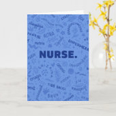 Verpleegster als Wenskaart Kaart (Gele Bloem)
