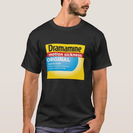 Verpleegster Apotheek Halloween Kostuum Dramamine T-shirt (Voorkant)
