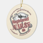 Verpleegster axioma keramisch ornament (Links)