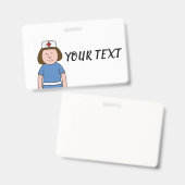 Verpleegster Badge (Voor- en achterkant)