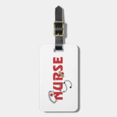 Verpleegster Bagagelabel (Voorkant verticaal)