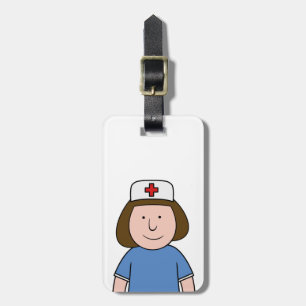 Verpleegster Bagagelabel