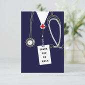 Verpleegster Bedankkaart (Staand voorkant)