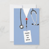 Verpleegster Bedankkaart (Voorkant)
