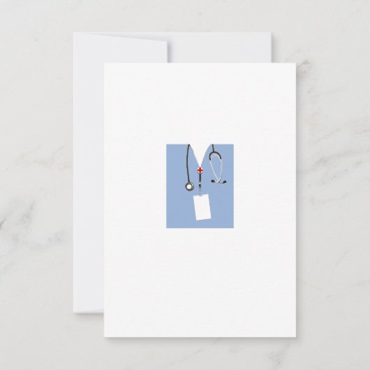 Verpleegster Bedankkaart (Achterkant)