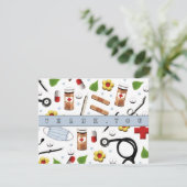 Verpleegster Bedankkaartjes (Staand voorkant)