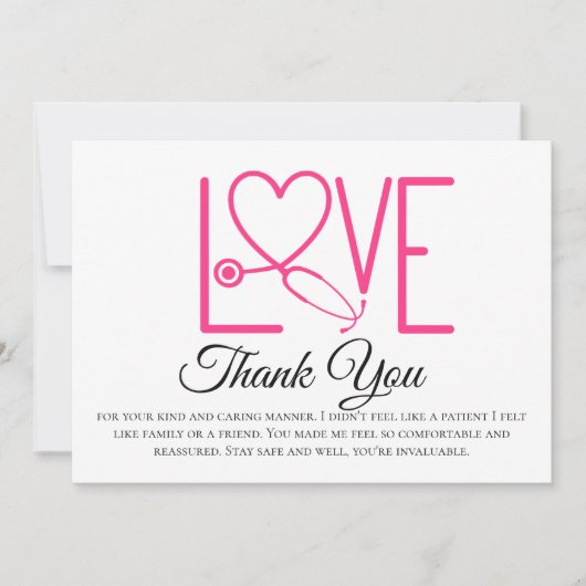 Verpleegster bedankkaartjes - Multiples of enkel (Voorkant)