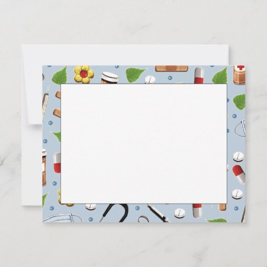 Verpleegster bedankt (Achterkant)