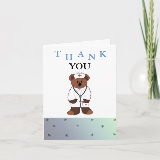 Verpleegster bedankt (Voorkant)