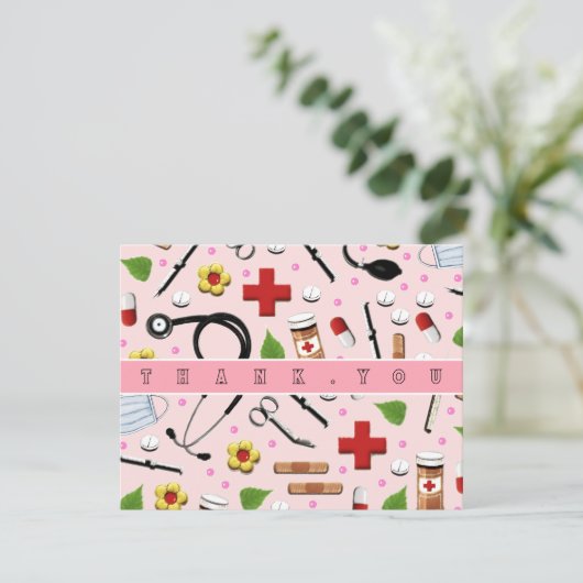 Verpleegster bedankt (Staand voorkant)