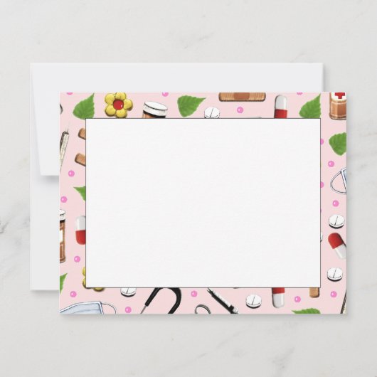 Verpleegster bedankt (Achterkant)