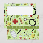 Verpleegster bedankt (Voorkant / Achterkant)