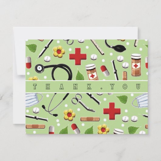 Verpleegster bedankt (Voorkant)