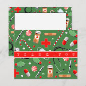 Verpleegster bedankt (Voorkant / Achterkant)