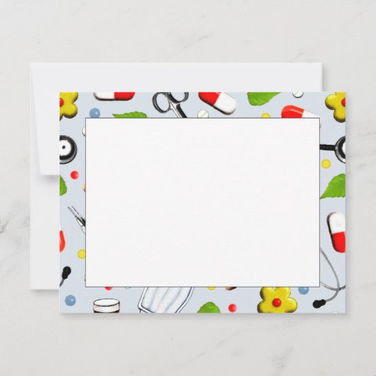 Verpleegster bedankt (Achterkant)