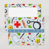 Verpleegster bedankt (Voorkant / Achterkant)