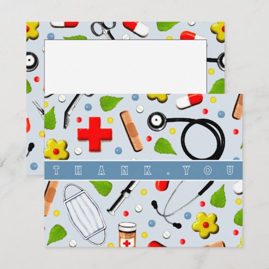 Verpleegster bedankt (Voorkant / Achterkant)