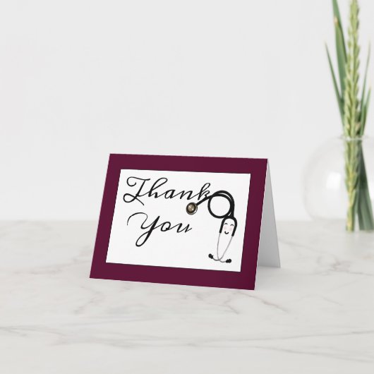 Verpleegster - Bedankt voor je kaarten (Voorkant)