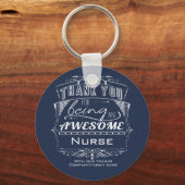 Verpleegster Bedankt voor je waardering Sleutelhanger (Voorkant)