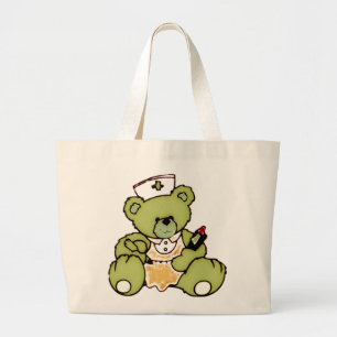 Verpleegster Beer Grote Tote Bag