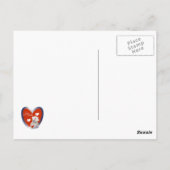 Verpleegster Beer Met Hart T-shirts en geschenken Briefkaart (Achterkant)