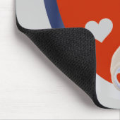 Verpleegster Beer Met Hart T-shirts en geschenken Muismat (Hoek)