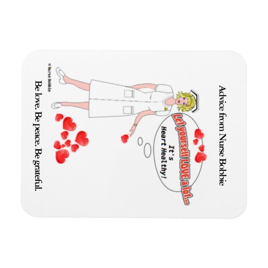 Verpleegster Bobbie's herinnering dat liefde hart Magneet (Horizontaal)