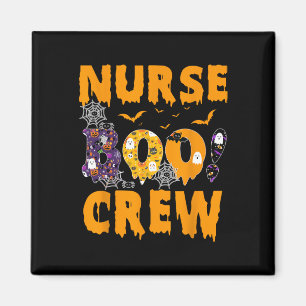 Verpleegster Boo Crew Halloween Nursing School Magneet