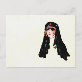 verpleegster briefkaart