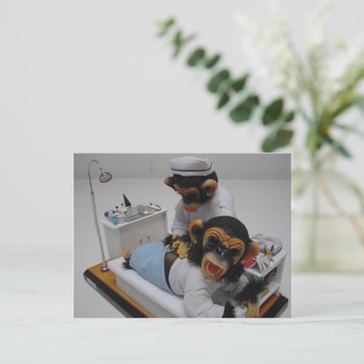 Verpleegster Briefkaart (Staand voorkant)