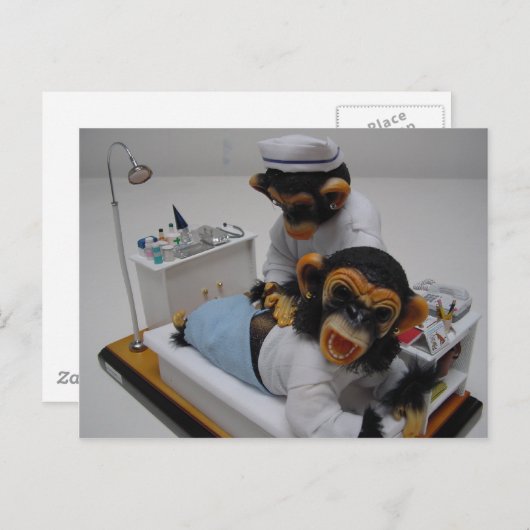 Verpleegster Briefkaart (Voorkant / Achterkant)