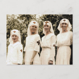 verpleegster briefkaart