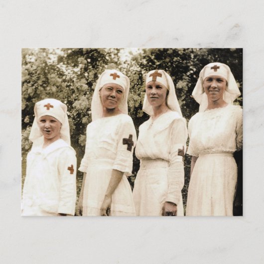 verpleegster briefkaart (Voorkant)