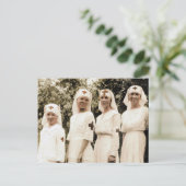 verpleegster briefkaart (Staand voorkant)