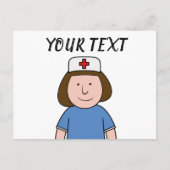 Verpleegster Briefkaart (Voorkant)