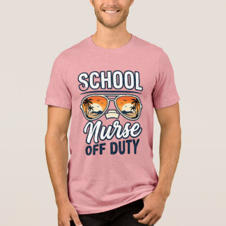 Verpleegster buiten dienst Vintage zonnebril shirt