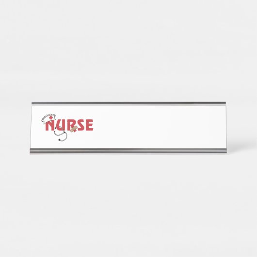 Verpleegster Bureau Naambordje (Voorkant)