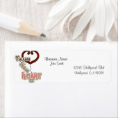Verpleegster Business Address Label (Insitu)