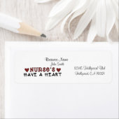 Verpleegster Business Address Label (Insitu)