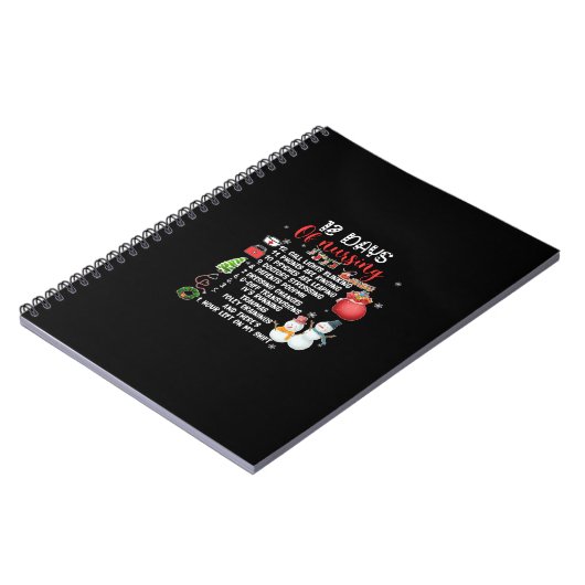 Verpleegster Cadeau | 12 Dagen Verpleging Notitieboek (Linkerzijde)