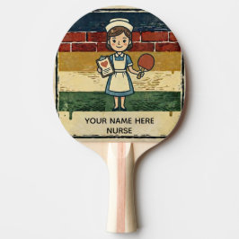 Verpleegster Cadeau Aangepaste Ping Pong Paddle, N Tafeltennisbatje