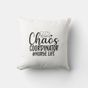 Verpleegster Cadeau Chaos Coördinator Verpleegster Kussen
