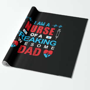 Verpleegster Cadeau   Ik Ben Een Verpleegster Van  Cadeaupapier