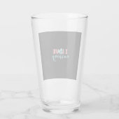 Verpleegster Cadeau | Ik hou van Verpleging Glas (Achterkant)