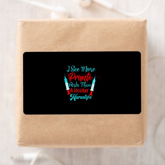 Verpleegster Cadeau | Ik Zie Meer Prive Delen Etiket (Insitu)