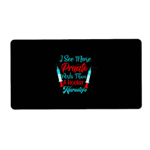 Verpleegster Cadeau   Ik Zie Meer Prive Delen Etiket